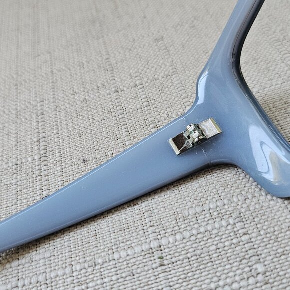 DKNY Oversized Black Square Glasses W Milky Baby Blue Interior Eyeglasses - Picture 11 of 16